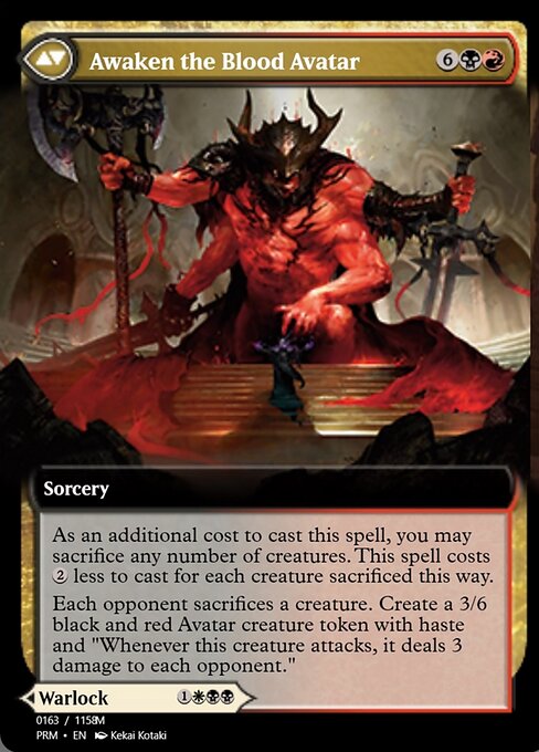 Extus, Oriq Overlord // Awaken the Blood Avatar — art by Kekai Kotaki