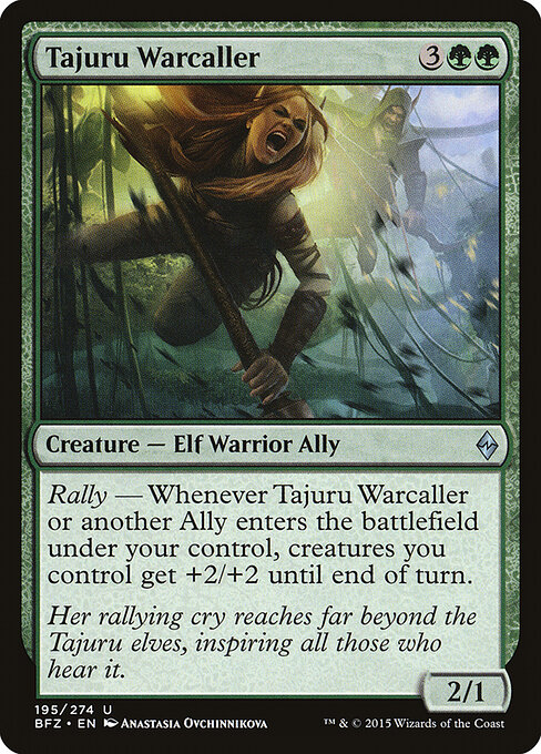 Tajuru Warcaller — art by Anastasia Ovchinnikova