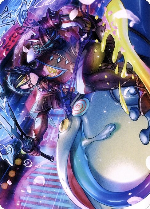 Tatsunari, Toad Rider // Tatsunari, Toad Rider — art by Rinco.