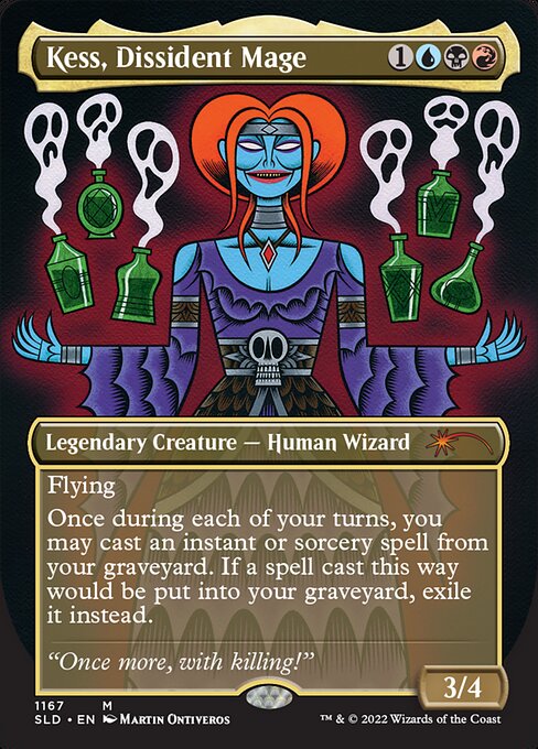 Kess, Dissident Mage — art by Martin Ontiveros
