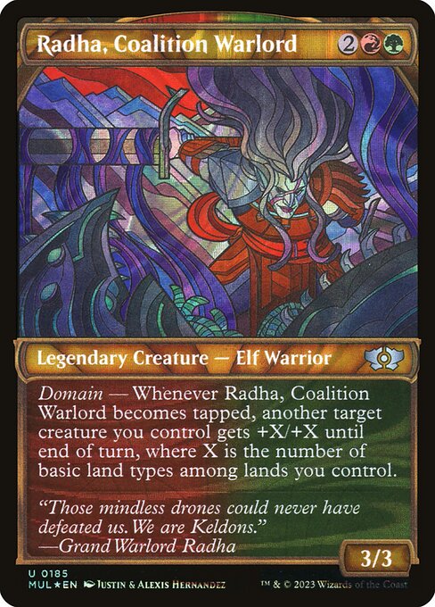 Radha, Coalition Warlord — art by Justin Hernandez & Alexis Hernandez