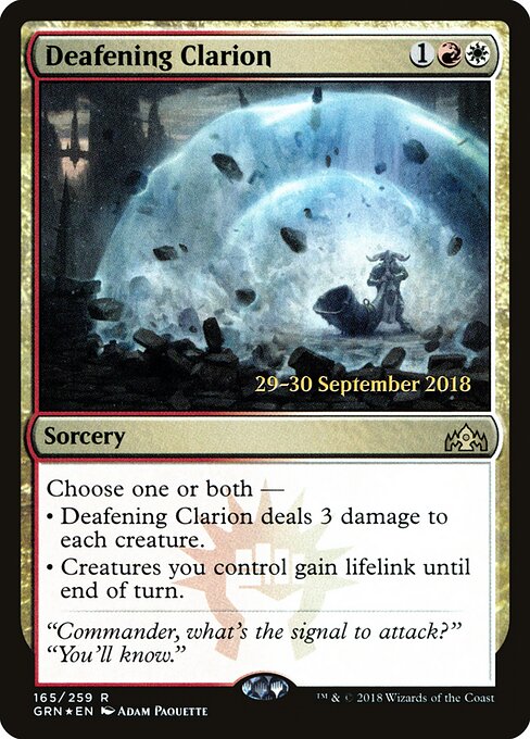 Deafening Clarion — art by Adam Paquette