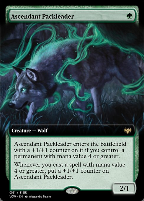 Ascendant Packleader — art by Alessandra Pisano