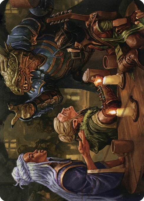 You Meet in a Tavern // You Meet in a Tavern — art by Zoltan Boros
