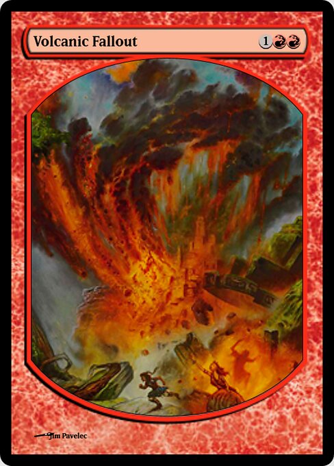 Volcanic Fallout — art by Jim Pavelec