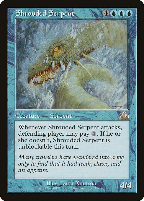 Shrouded Serpent — art by Dana Knutson
