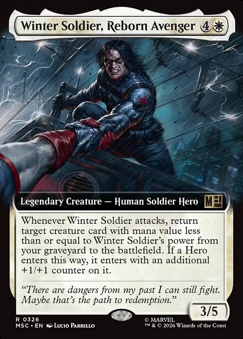 Winter Soldier, Reborn Avenger — art by Lucio Parrillo