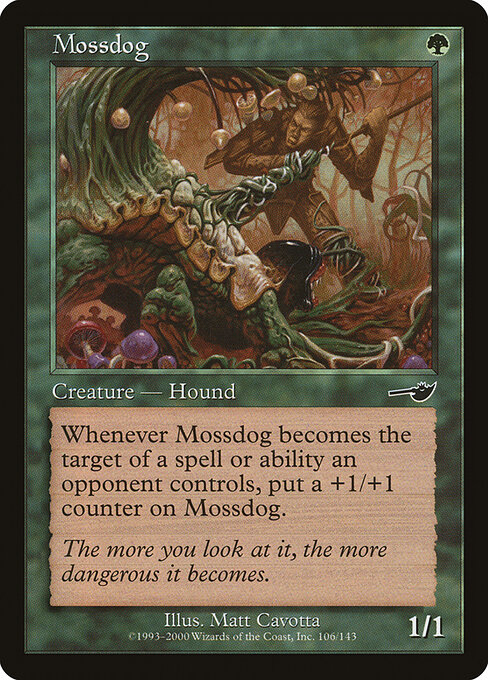 Mossdog — art by Matt Cavotta