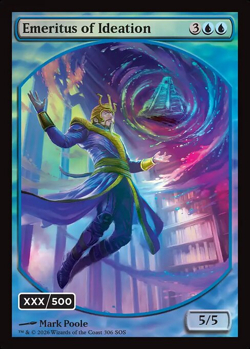Emeritus of Ideation // Ancestral Recall — art by Mark Poole