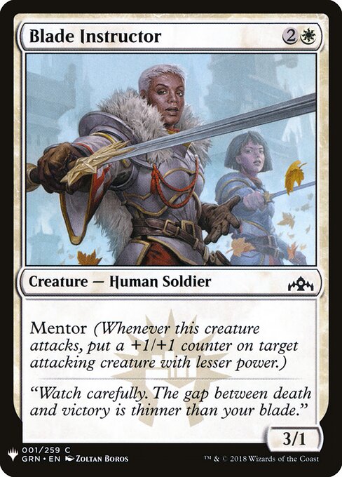 Blade Instructor — art by Zoltan Boros