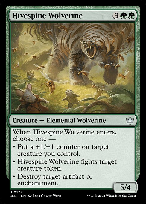 Hivespine Wolverine — art by Lars Grant-West