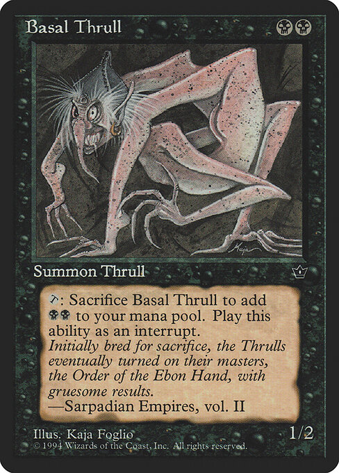 Basal Thrull — art by Kaja Foglio