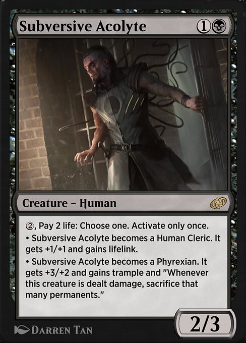 Subversive Acolyte — art by Darren Tan