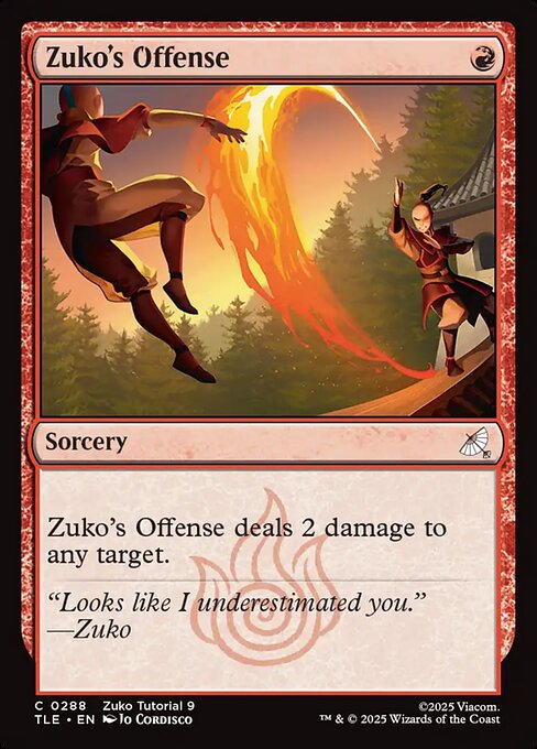 Zuko's Offense — art by Jo Cordisco