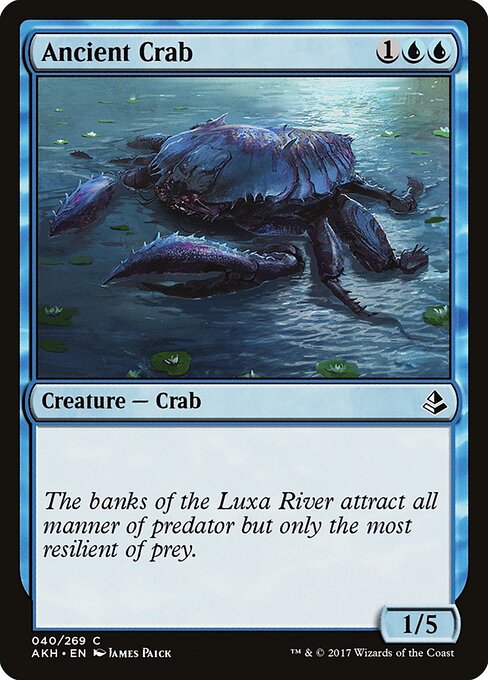 Ancient Crab — art by James Paick