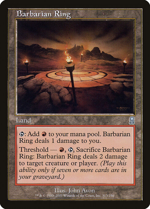 Barbarian Ring — art by John Avon