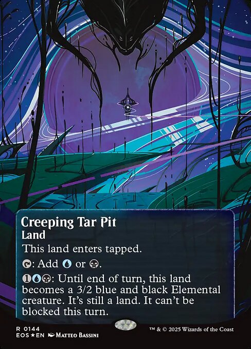 Creeping Tar Pit — art by Matteo Bassini
