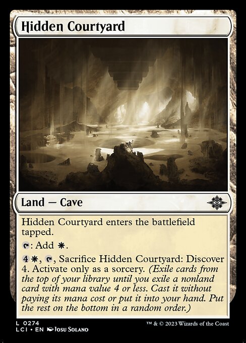 Hidden Courtyard — art by Josu Solano