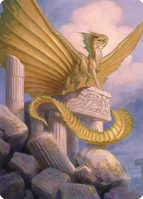 Ancient Gold Dragon // Ancient Gold Dragon — art by Todd Lockwood