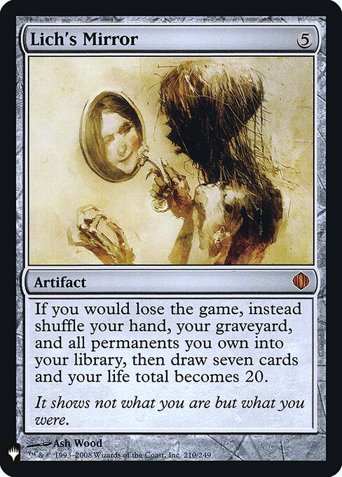 Lich's Mirror — art by Ash Wood