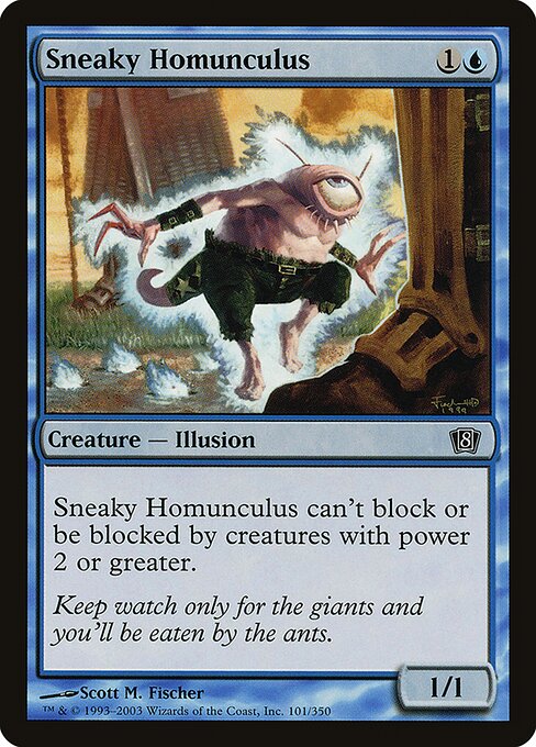 Sneaky Homunculus — art by Scott M. Fischer
