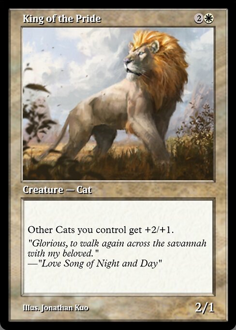 King of the Pride — art by Jonathan Kuo