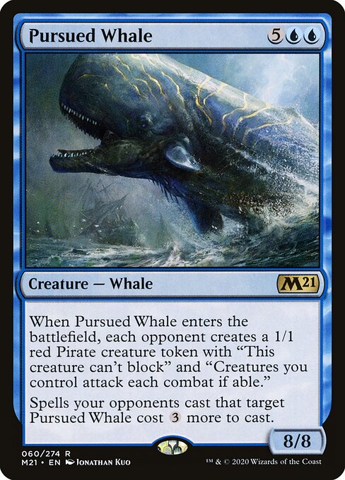 Pursued Whale — art by Jonathan Kuo