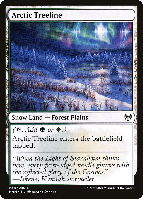Arctic Treeline — art by Alayna Danner
