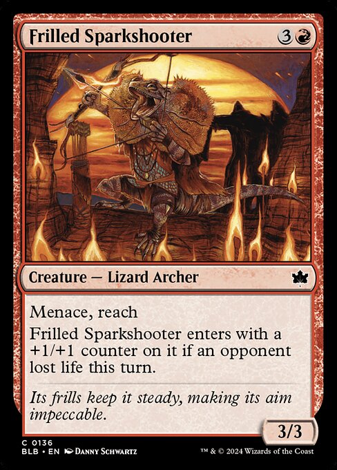 Frilled Sparkshooter — art by Danny Schwartz