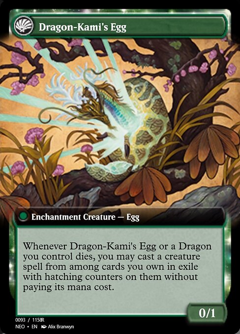The Dragon-Kami Reborn // Dragon-Kami's Egg — art by Alix Branwyn