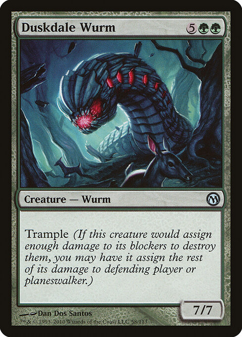 Duskdale Wurm — art by Dan Dos Santos