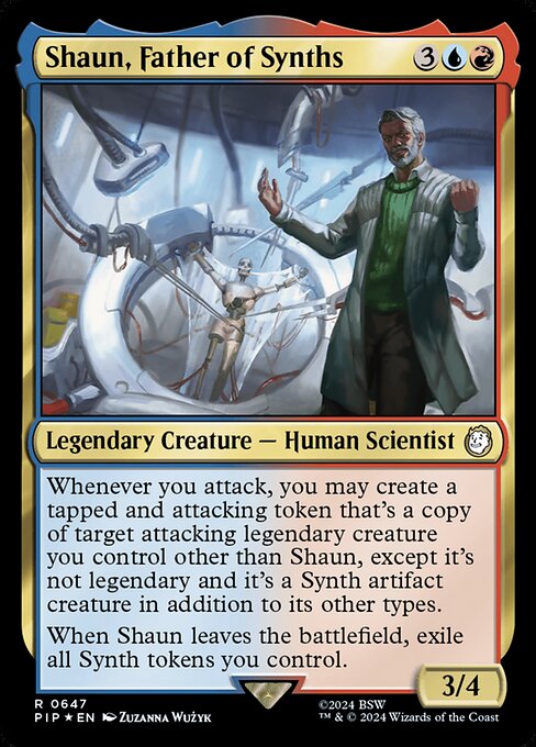 Shaun, Father of Synths — art by Zuzanna Wużyk