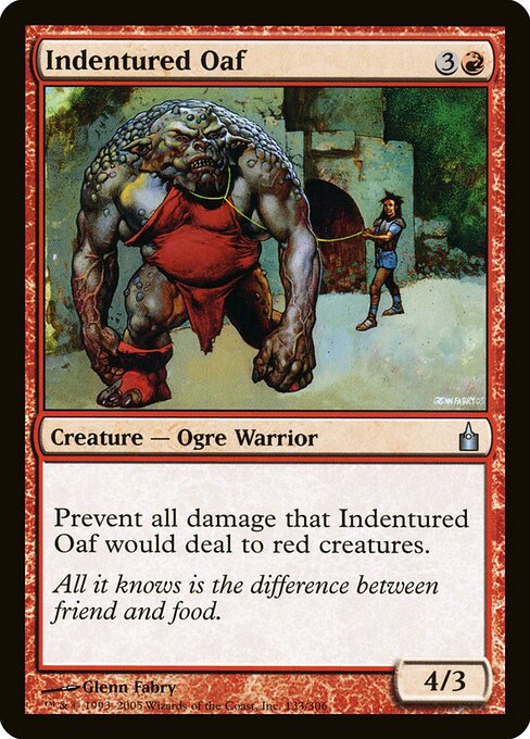 Indentured Oaf — art by Glenn Fabry