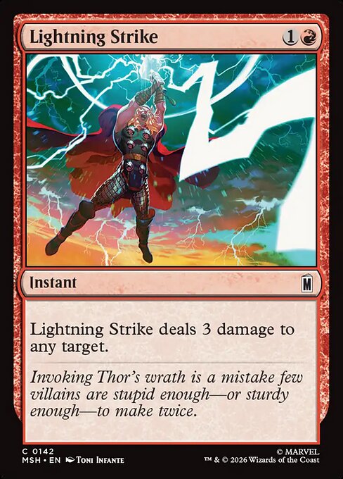 Lightning Strike — art by Toni Infante