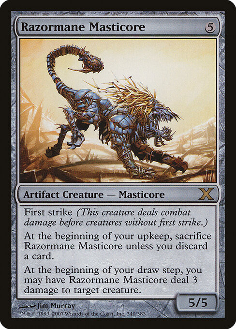 Razormane Masticore — art by Jim Murray
