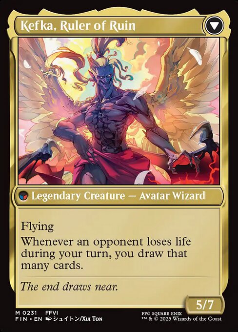 Kefka, Court Mage // Kefka, Ruler of Ruin — art by Xui Ton