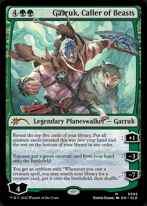 Garruk, Caller of Beasts — art by Jesper Ejsing
