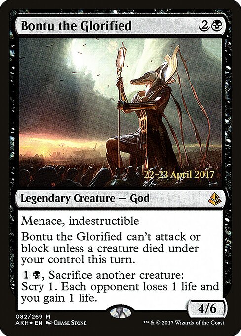 Bontu the Glorified — art by Chase Stone