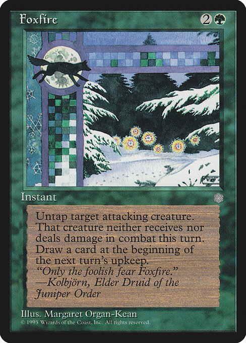 Foxfire — art by Margaret Organ-Kean
