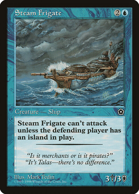 Steam Frigate — art by Mark Tedin