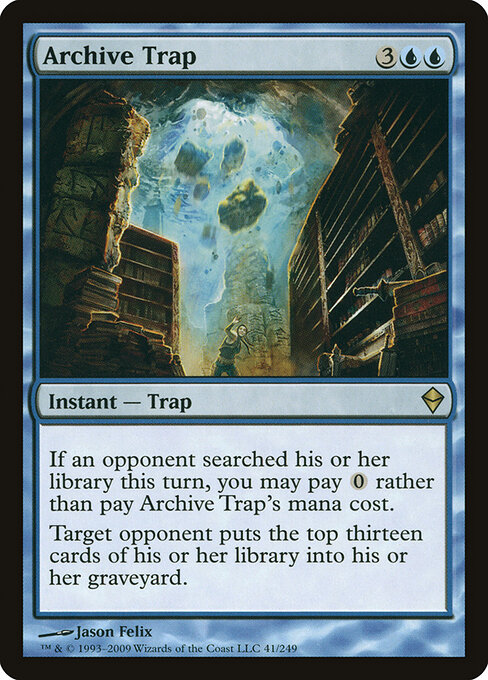 Archive Trap — art by Jason Felix