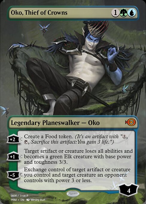 Oko, Thief of Crowns — art by Wesley Burt