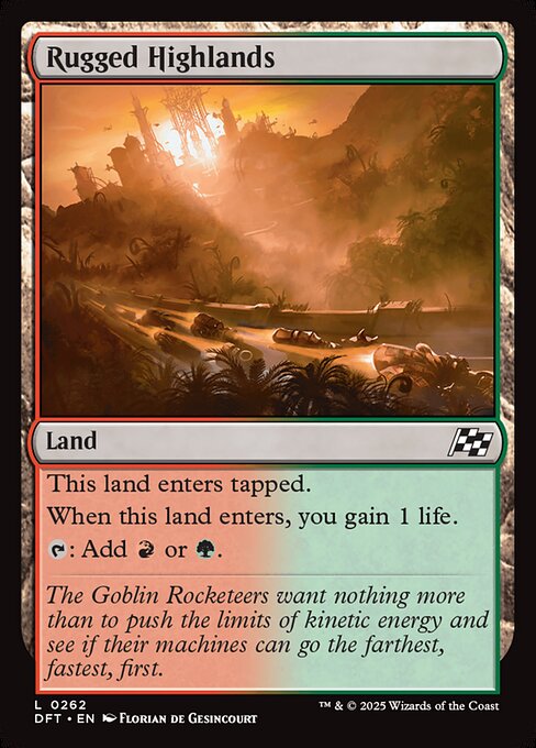 Rugged Highlands — art by Florian de Gesincourt