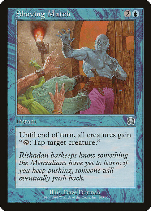 Shoving Match — art by Dave Dorman