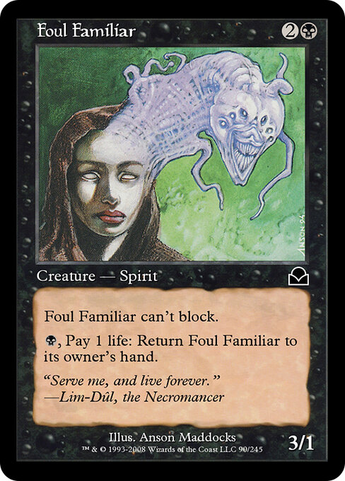 Foul Familiar — art by Anson Maddocks