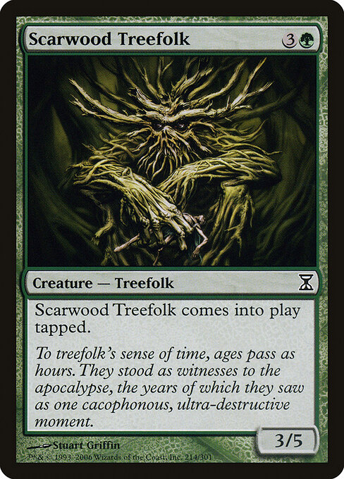 Scarwood Treefolk — art by Stuart Griffin