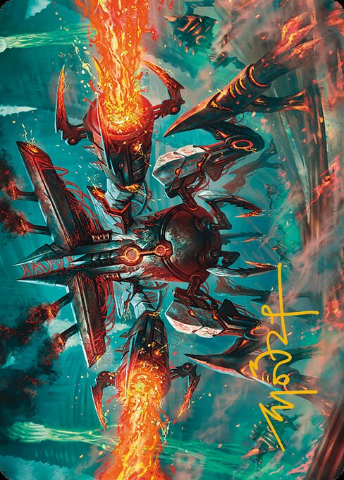 Exterminator Magmarch // Exterminator Magmarch — art by Monztre