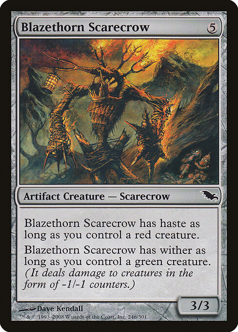 Blazethorn Scarecrow — art by Dave Kendall