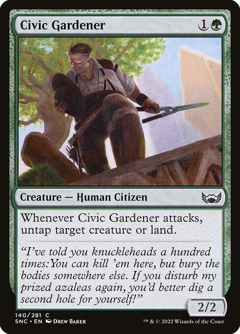 Civic Gardener — art by Drew Baker