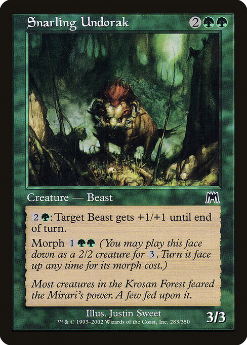 Snarling Undorak — art by Justin Sweet